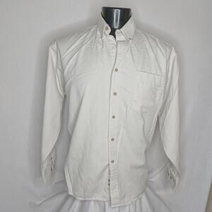 Haggar Men's Casual Long Sleeve Shirt for Men Large Vintage